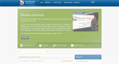 Desktop Screenshot of missionnorman.org